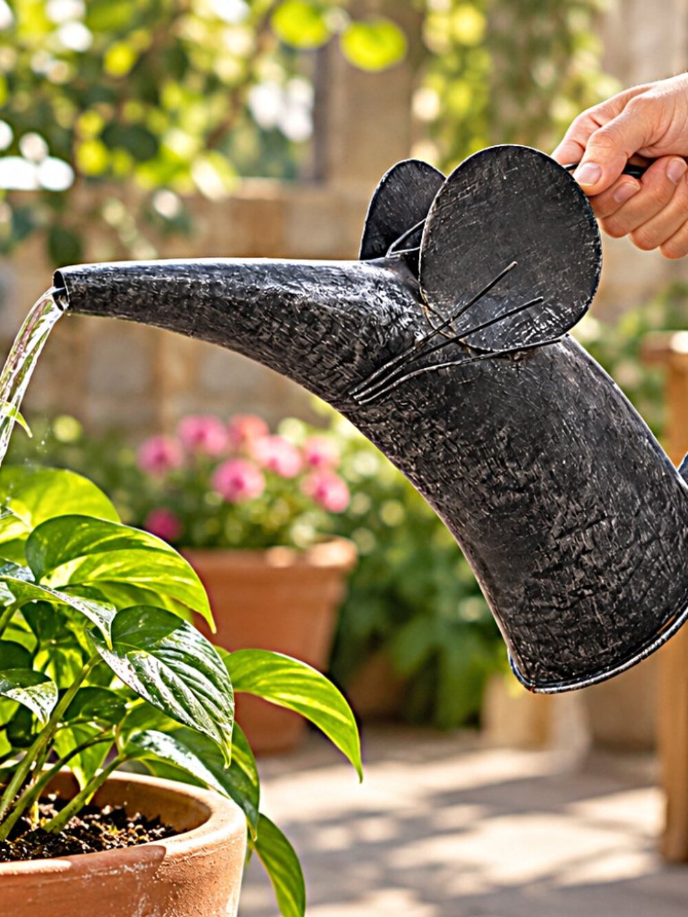 Whimsical Functional Rodent 7 Cup Watering Can